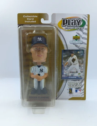 ROGER CLEMENS NEW YORK YANKEES VINTAGE 2001 UPPER DECK PLAYMAKERS BOBBLEHEAD Cover