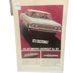 Chevrolet Go Jet 1962 vintage anuncio suave - Imagen 1 de 4
