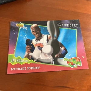 1996 Rare Promo 5 X 7" Michael Jordan Upper Deck Space Jam #1 All Star Cast READ - Picture 1 of 2