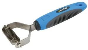 Fell-Entfilzungsstriegel 18 cm blau zum Entfilzen und Ausdünnen Langhaar B7 - Bild 1 von 1