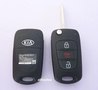 Mando a distancia de entrada sin llave abatible KIA SOUL 2010-2013 FABRICANTE DE EQUIPOS ORIGINALES 95430-2K340 AM F/L + LLAVE NUEVA Foto 1 de 4