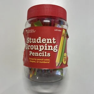 Learning Resources Student Grouping Pencils 3 Way Colors Shapes Numbers *Only 35 - Picture 1 of 6
