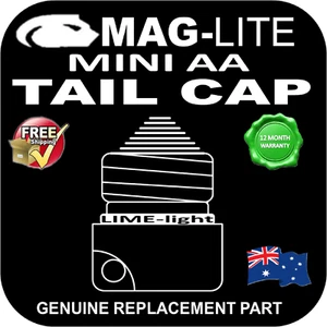 MAGLITE UPGRADE TAIL CAP MINI AA FLASHLIGHT TORCH GENUINE REPLACEMENT PART AU - Picture 1 of 6