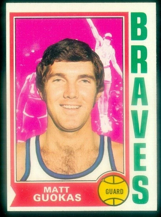 1974 TOPPS #117 MATT GUOKAS NRMT - Image 1 of 1