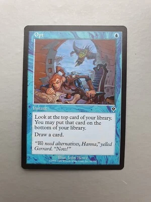 Opt , MTG Invasion (2000). Common Blue Instant NM - Image 1 of 2