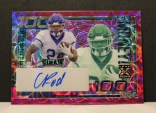 2023 Leaf Metal Chris Rodriguez Jr. RC #SM-CRJ So Money Pink Kaleidescape /3