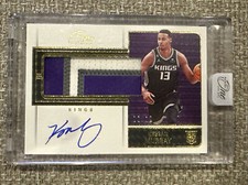 2022-23 Panini One And One Keegan Murray Gold Rookie Patch Auto RPA RC 9/10!! 🔥