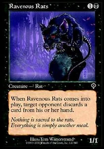 MRM FR/VF 4x Rats voraces (Ravenous Rats) MTG magic INV - Picture 1 of 1