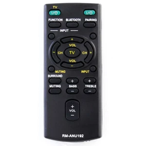 Nuevo RM-ANU192 para sistema de cine en casa Sony control remoto HT-CT60BT SA-CT60BT SS-WCT60 - Imagen 1 de 4