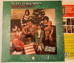Merle Haggard's Christmas Present - 1979 Capitol Canada LP open shrink ST-11230 - Picture 1 of 2