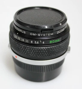 Olympus OM System 80mm 4 Macro Lens Zuiko MC Made in Japan - Picture 1 of 10