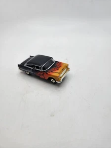 Model Motoring 1955 Chevy Belair Black With FLAMES LIMITED EDITION - Picture 1 of 2