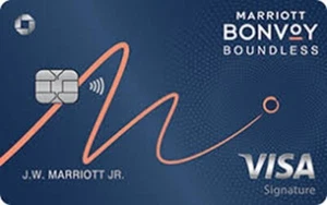 Chase VISA Signature Marriott Bonvoy Boundless card Blue Orange EXPIRED LTD RARE - Picture 1 of 7