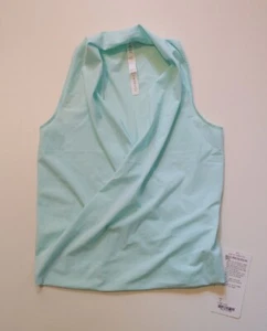 NWT Lululemon Rollin With My Omies Tank Size 4 Aquamarine - Picture 1 of 6