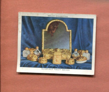 1938 W.D.& H.O. WILL'S CIGARETTE CARD THE KING'S ART TEASURES #31 SILVER TOILET