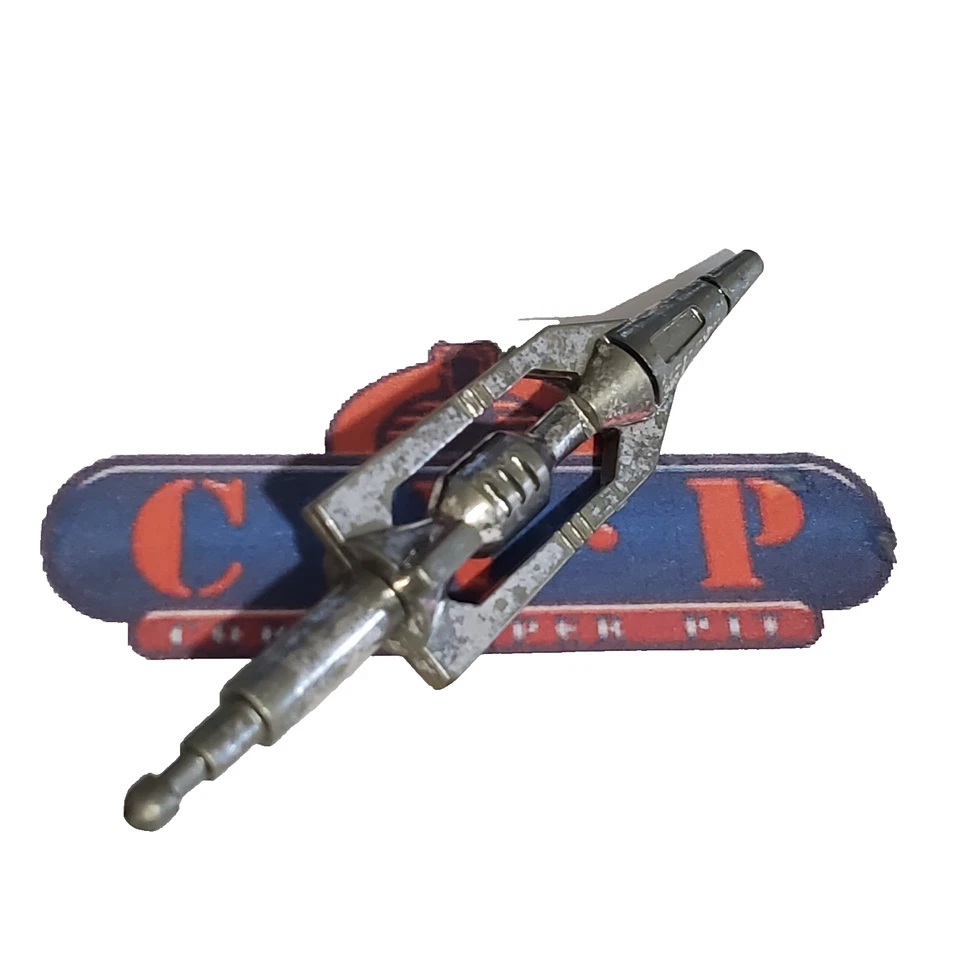 Vintage Transformers G1 1984 Soundwave boombox Rocket missile weapon worn chrome - Image 1 of 1