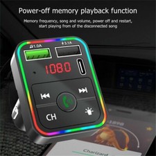FM Transmitter Auto Radio MP3 Player USB Ladegerät Bluetooth Adapter KFZ