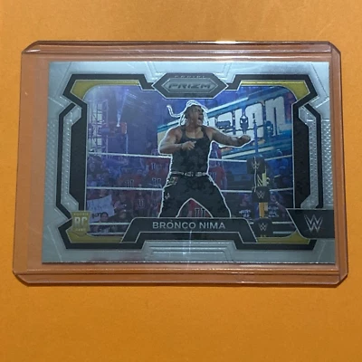 2024 Panini Prizm WWE - #56 Bronco Nima (RC) - Image 1 of 2