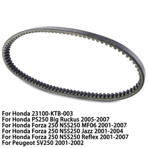 Drive Clutch Belt For Honda Forza 250 NSS250 MF06 Jazz 2001-2004 23100-KTB-003 - Imagen 1 de 7