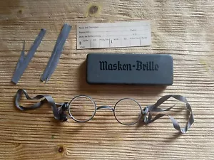 Wehrmacht Gasmaskenbrille 2WK + Etui Armee Gasmaske Millitaria Original! - Bild 1 von 4
