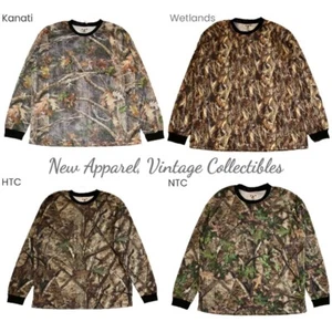 RealTree Men's True Timber Camo Base Layer Thermal Shirt, Waffle Knit Sweatshirt - Picture 1 of 7