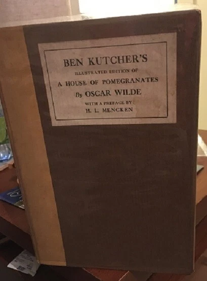 Oscar Wilde~A HOUSE OF POMEGRANATES~1918 1ST EDITION (THUS)~NICE COPY - Image 1 of 1