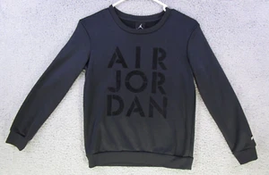 Air Jordan Boys Sweater Medium Black Outdoors Sweatshirt Basketball Youth Kids - Picture 1 of 10
