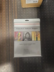 HAHNEMUHLE Matte Fine Art Paper Sample Pack, 8.5 X 11 - 18 Sheets - Picture 1 of 1