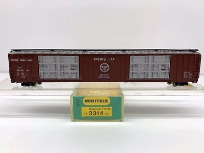 Minitrix N #272004 Missouri Pacific Lines #3314 Hi Cube Cushion Car - Image 1 of 4