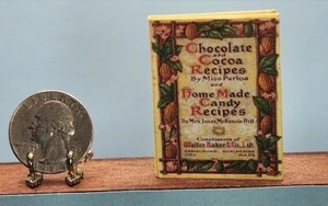 LIBRO MINIATURA 1:6 RECETAS CHOCOLATE Y CACAO BARBIE - Imagen 1 de 13