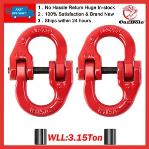 6/7/8/10mm Tow Hitch Hammer Lock Safety Chain Connector Link Hammerlock Coupling - Picture 1 of 28