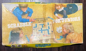 Scrabble for Juniors A Vintage 1955 murfett pty ltEdition 3 Complete box - Picture 1 of 11
