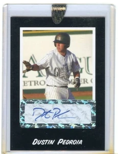 2004 Just Minors Just Rookies DUSTIN PEDROIA #60 Black Edition Auto RC #22/25 - Picture 1 of 2