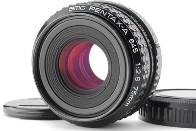 [Casi sin usar] Lente Pentax SMC PENTAX-A 645 75 mm f/2,8 para 645 N NII de JAPÓN Foto 1 de 4