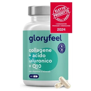 Collagene Marino con Acido Ialuronico con Coenzima Q10 Vitamina C e Zinco - Foto 1 di 1
