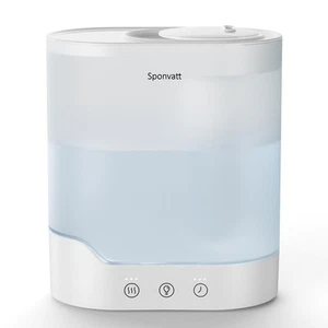 Humidifiers for Bedroom Home,2.5L Top Fill Cool Mist Air Humidifier for Large... - Picture 1 of 8