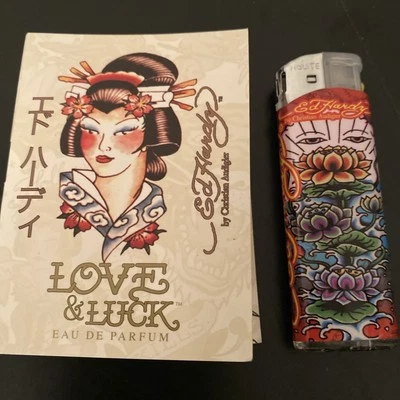 Ed Hardy Christian Audigier Pardum & Cigarette Lighter Love & Luck 0.05 液量盎司瓶 — 第 1/4 张图片