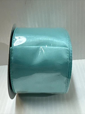 Tiffany Satin Wired Edge Ribbon 2.5" Wide x 10 yds  - Image 1 of 3