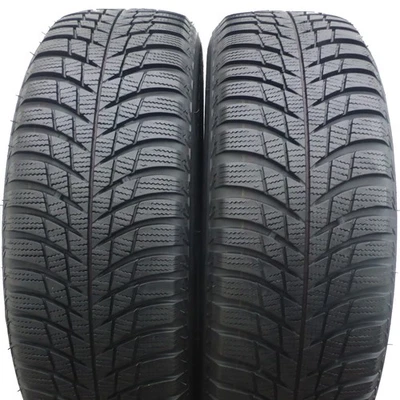 2 x BRIDGESTONE 185/65 R15 88T Blizzak LM001 Winterreifen 2017 6,5-7mm - Bild 1 von 4
