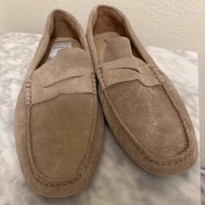 Mocasines Nordstrom Para Hombres Beige Tostado Conducir Penny Talla 12 Gamuza Hechos en Brasil Foto 1 de 4