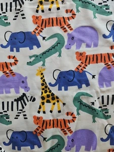 NWT HANNA ANDERSSON S/S JUNGLE ANIMALS HANNASOFT LYOCELL PAJAMAS 120 6 7 - Picture 1 of 6