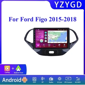 Car Radio For Ford Figo 2015-2018 Stereo Android Auto CarPlay GPS Player Screen - Picture 1 of 14