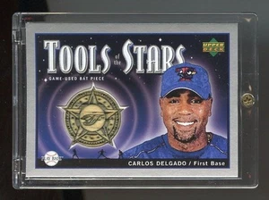 2004 PLAY BALL CARLOS DELGADO BAT RELIC TOOLS OF STARS - Picture 1 of 1