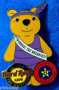 LAS VEGAS 8th HERRINGTON 1920'S FLAPPER GIRL BEAR BREAKFAST Hard Rock Cafe PIN - Bild 1 von 1