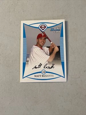 Baseball Card -- 2008 Bowman Prospect #BP87 Philadelphia Phillies Matt Rizzotti - Image 1 of 2