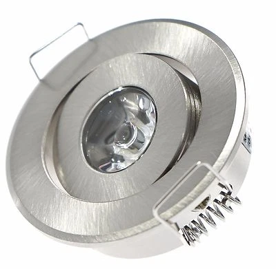 LED Lichtpunkte Einbaustrahler schwe. 3W=30W Mini-LED 230V inkl. Vorschaltgerät  - Bild 1 von 4