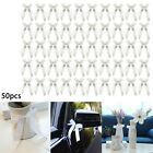 Stylish Car Accessories 50PCS White Antenna Loops for Wedding and Party Decor