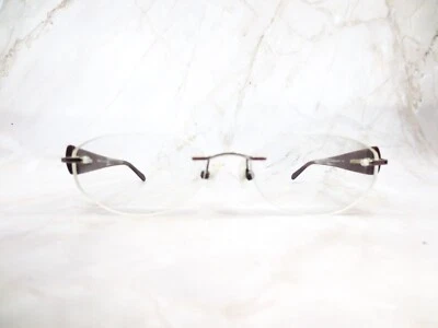 Marco de gafas Marchon Airlock AL800/103 110 para mujer marrón sin montura 53-18-135 Foto 1 de 4