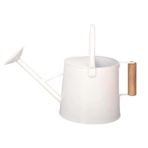 1.5 gallon Metal Watering Can, White,18.25”L x 8.75”W x 11.9”H - Picture 1 of 5
