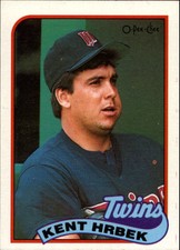 1989 O-Pee-Chee Minnesota Twins Baseball Card #265 Kent Hrbek